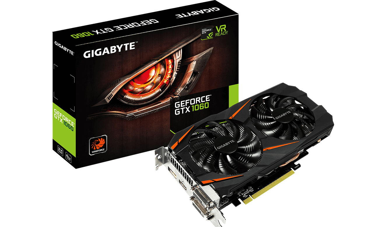 NVIDIA 「GeForce GTX 1060 6GB Rev.2」6GB GTX 1060 6GB GDDR5 192bitowa Karta Graficzna do Gier